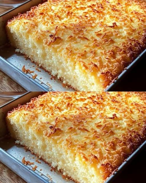 Bolo de Aipim com Coco