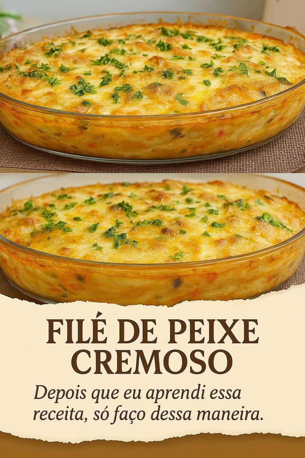 Filé de Peixe Cremoso