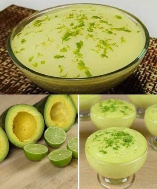 Sobremesa de Abacate com Limão