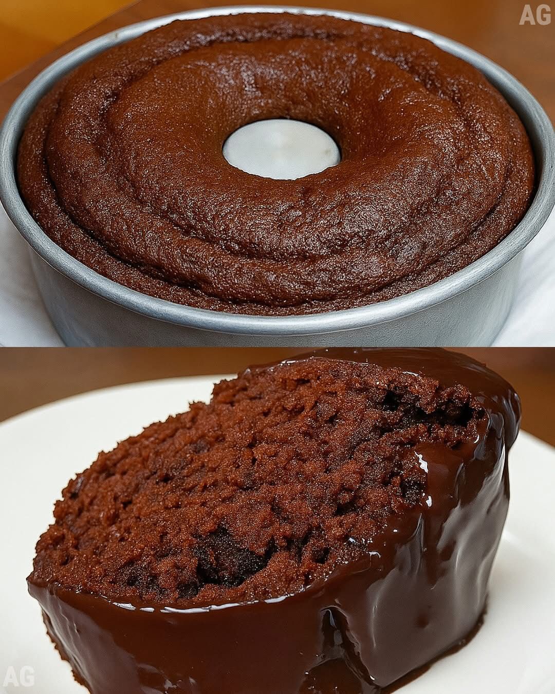 Bolo de chocolate de liquidificador