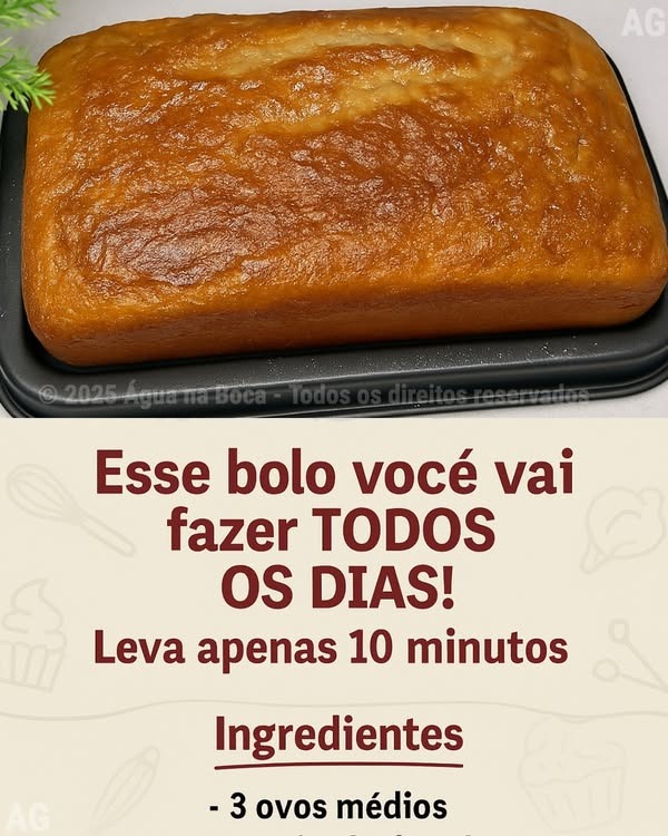 Bolo Bolo de Baunilha com Doce de Morango