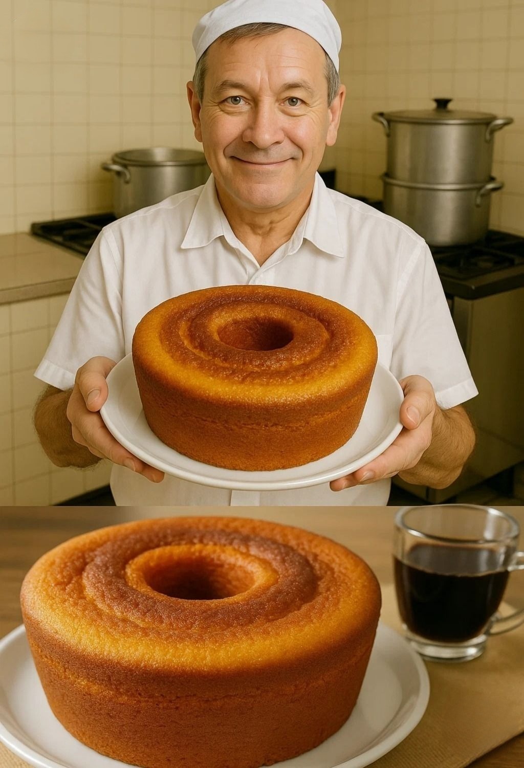 Bolo de Leite Quente