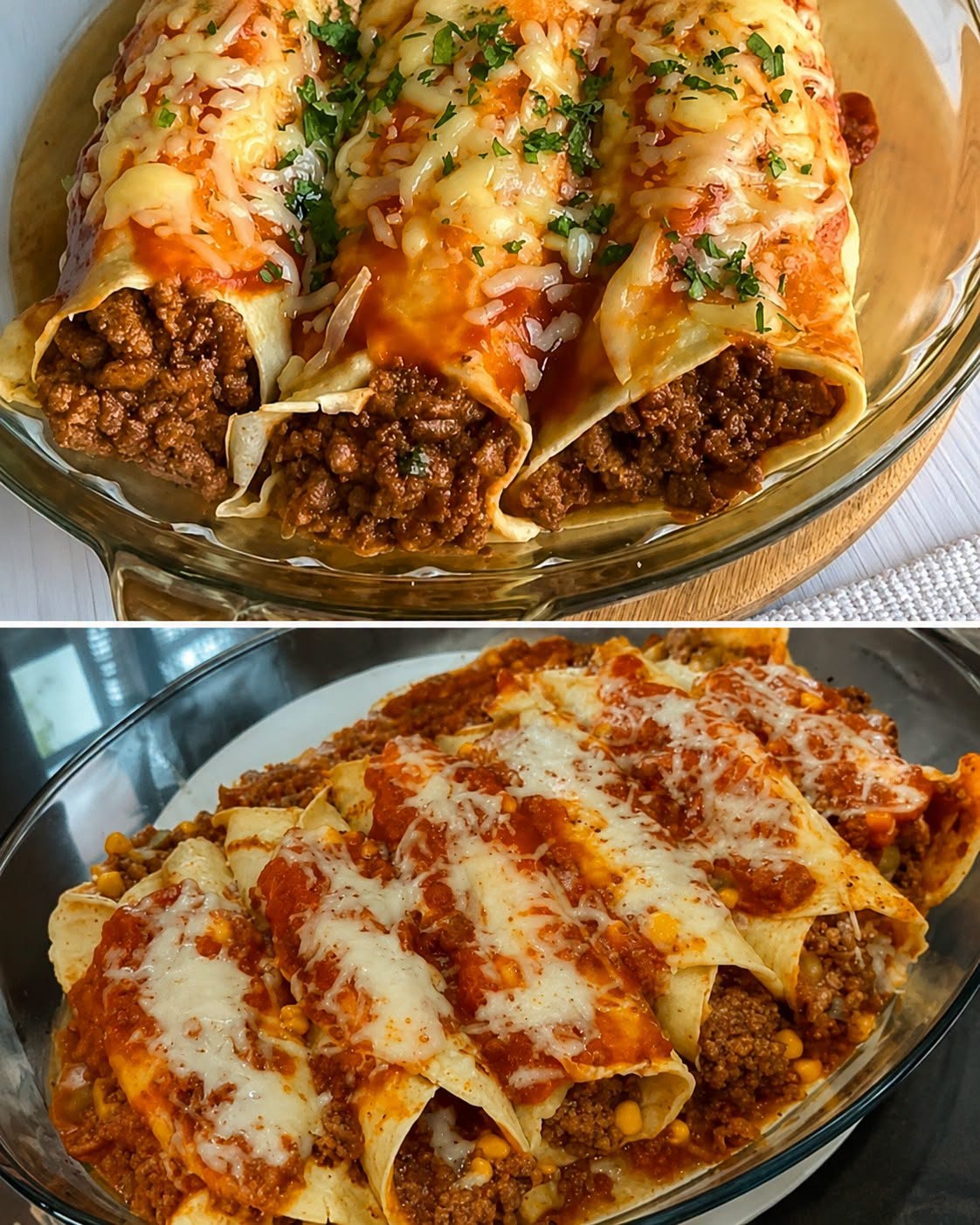 Panqueca de carne moída