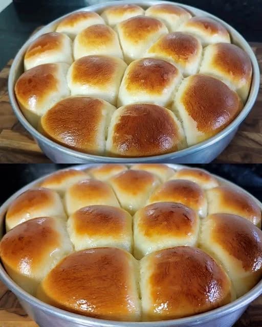 Pãozinho caseiro de leite