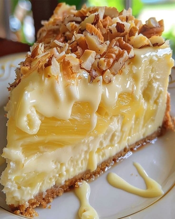 Torta de Abacaxi e coco
