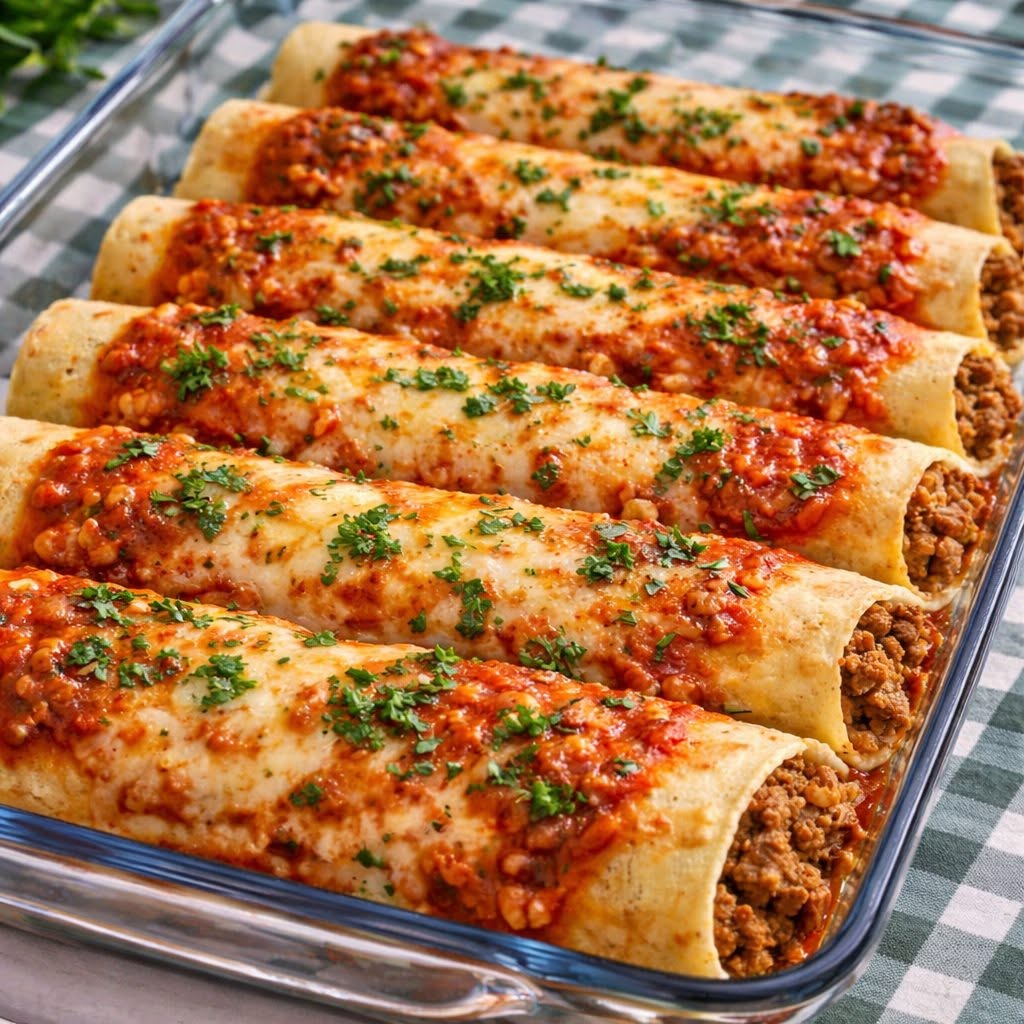 Panqueca de carne moída