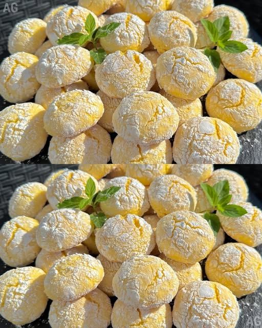 Biscoitos macios de Limão