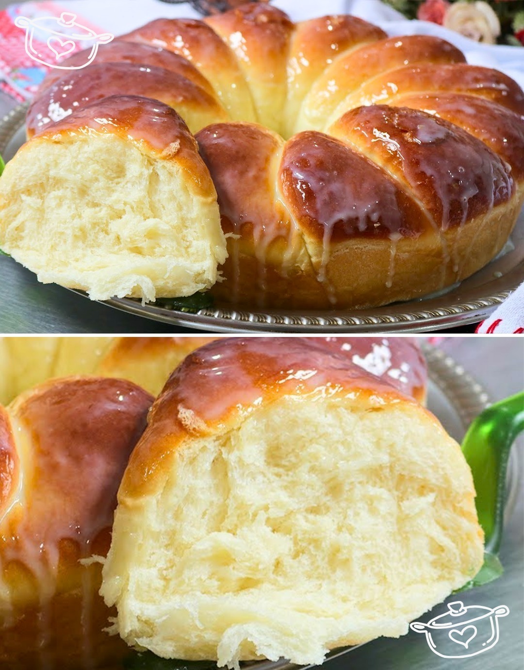 Pão doce caseiro