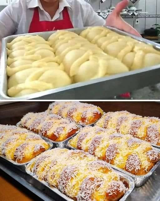 Rosca doce com 3 sabores