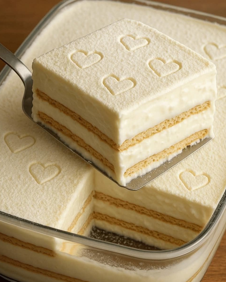 Torta de Bolacha com Creme de Ninho