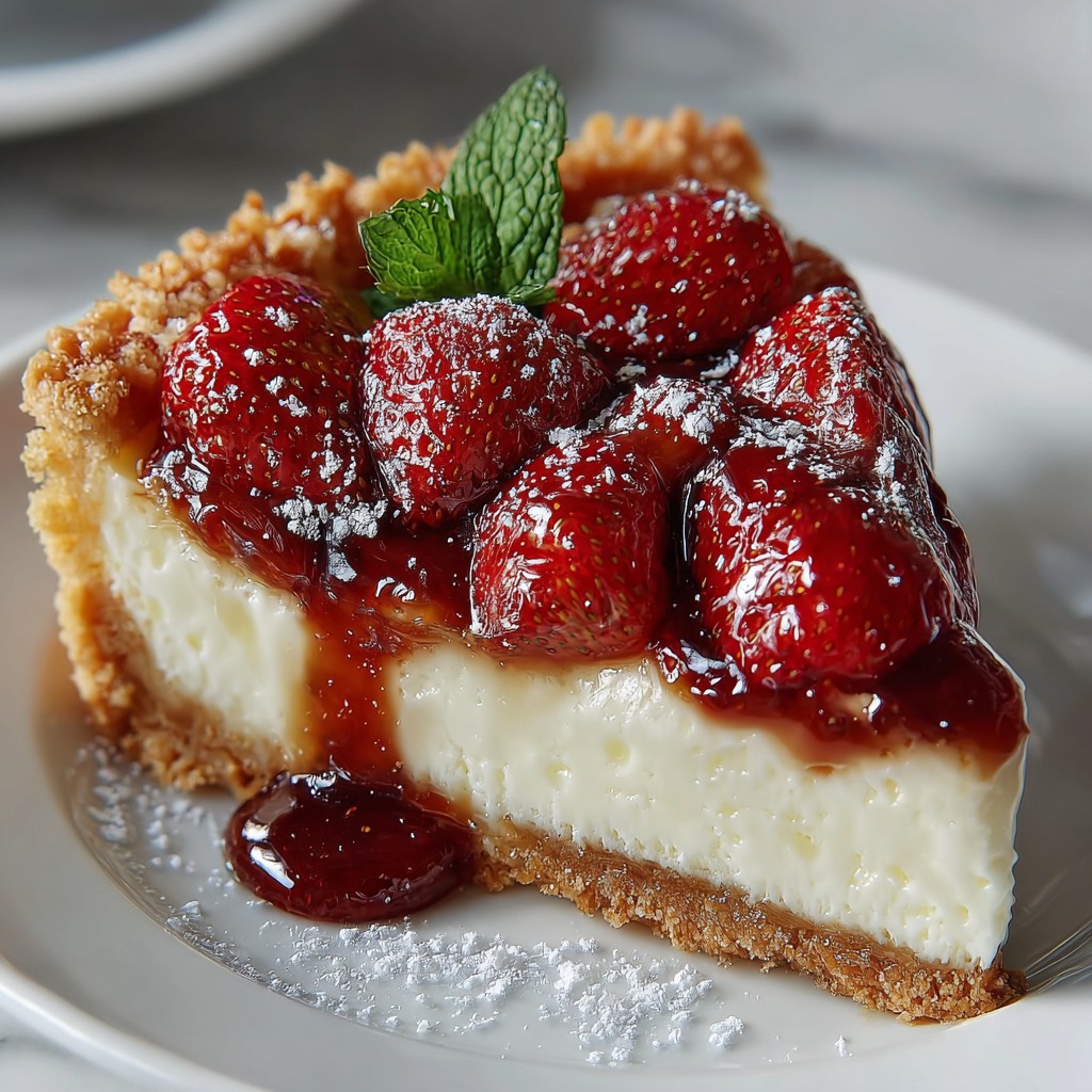Torta de Morango com Camada de Leite Ninho