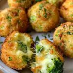 Bolinho Crocante de Brócolis com Queijo