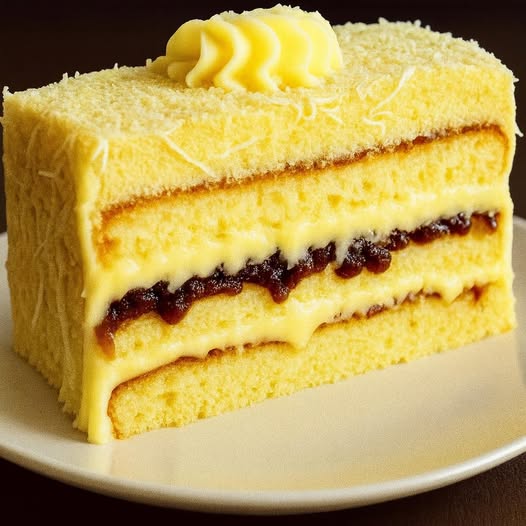 Bolo de Coco com Ameixa