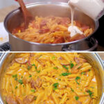 Macarrão Cremoso com Calabresa