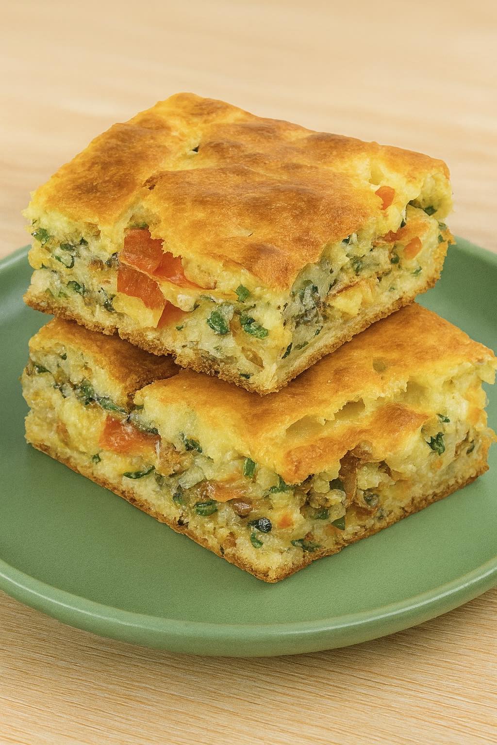 Torta de sardinha no liquidificador