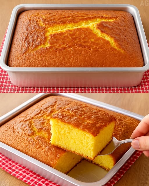Bolo de Maizena com Fubá