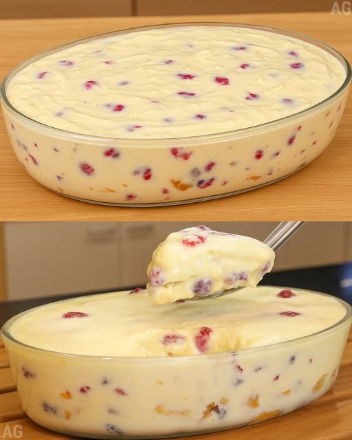 Pavê Cremoso com Frutas