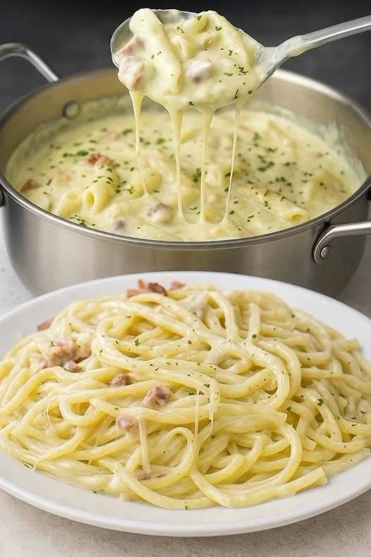 Macarrão ao Creme
