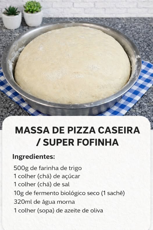 Massa de Pizza Caseira