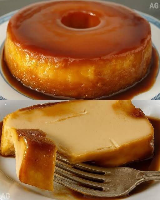 Pudim Coroa de Rainha