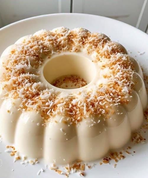 Pudim Cremoso de Coco Sem Forno