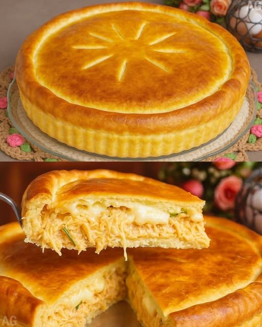 Torta Cremosa de Frango