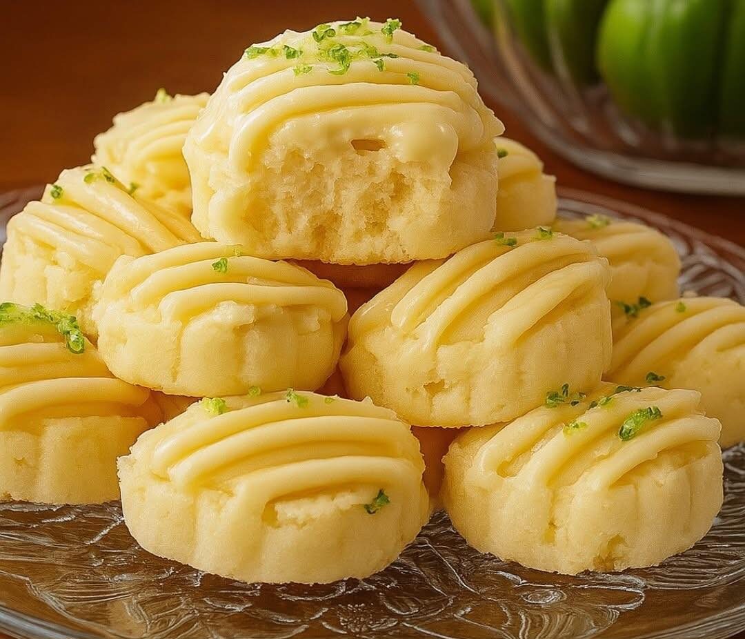 Bolachinha de Creme de Leite com Raspas de Limão