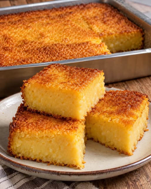 Bolo de Fubá Cremoso