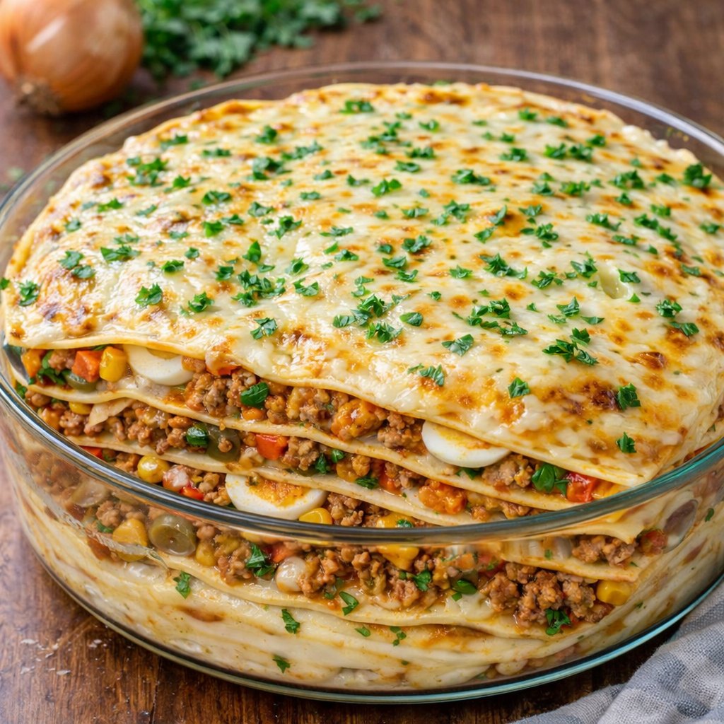 Lasanha Com Massa De Panqueca