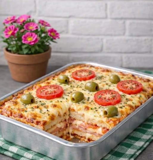 Lasanha de Pão de Forma