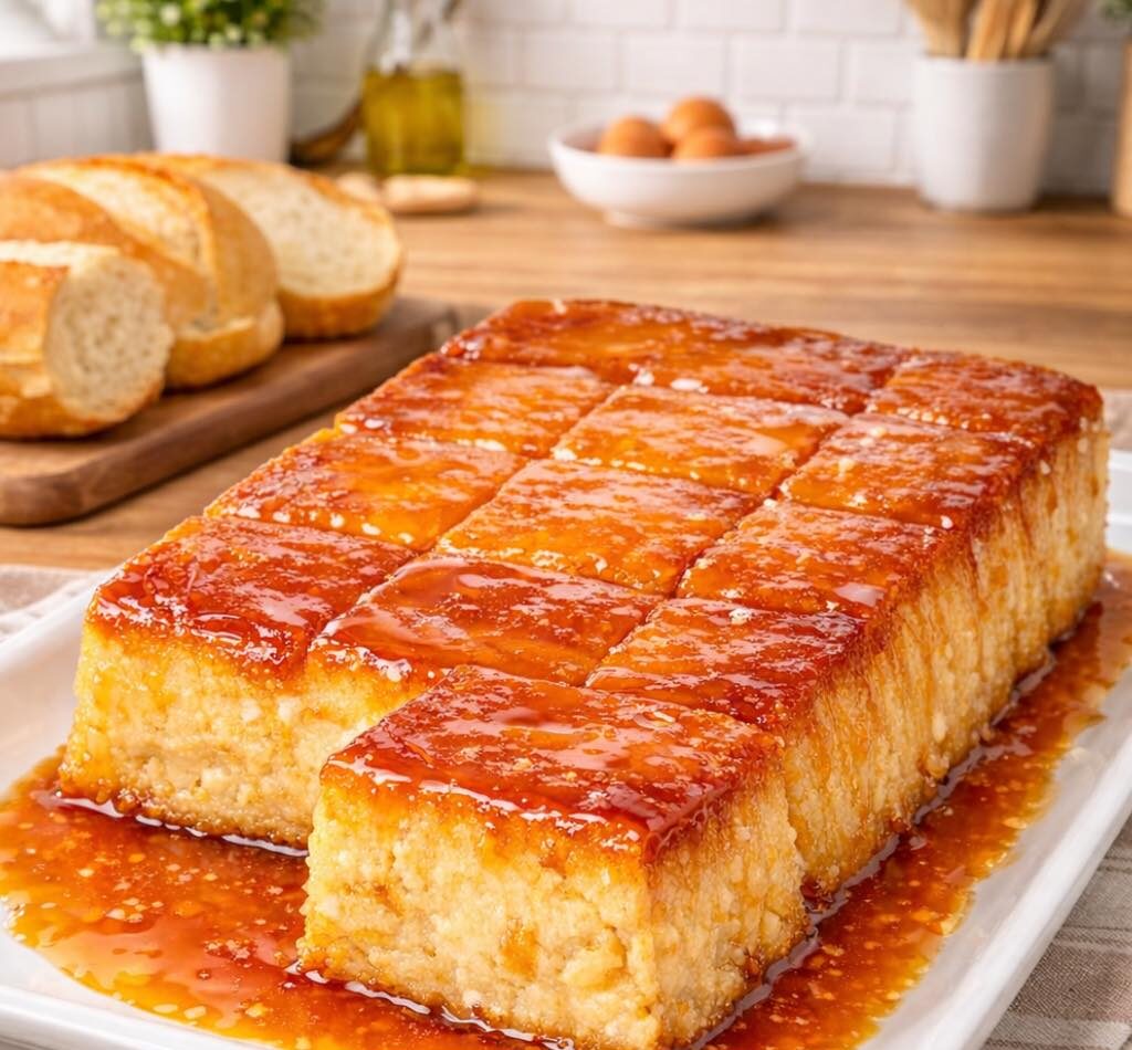 Pudim de Pão de Assadeira