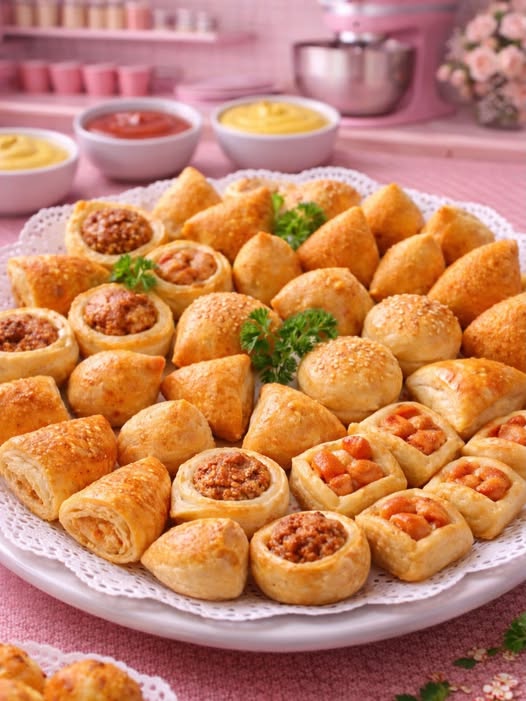 Salgadinho de festa com massa que derrete na boca