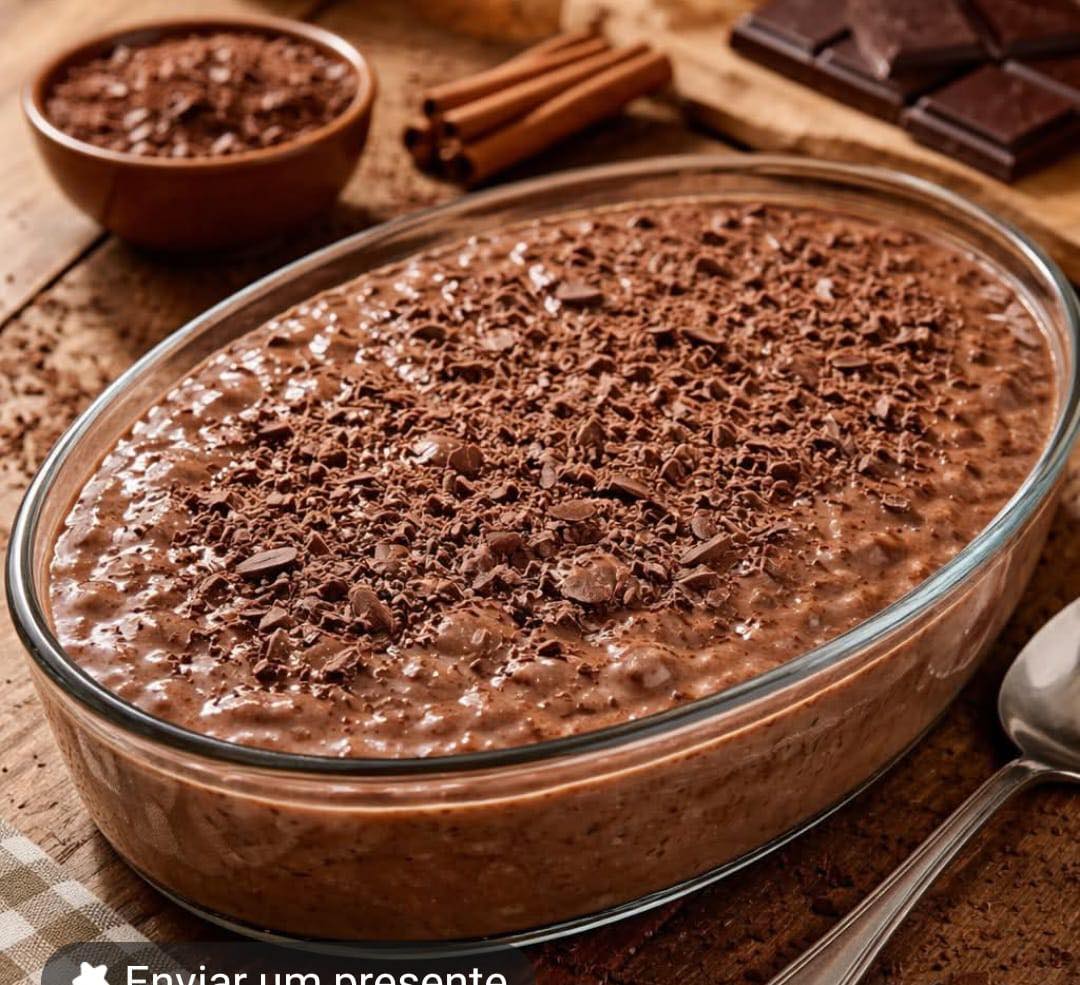 Arroz doce de chocolate