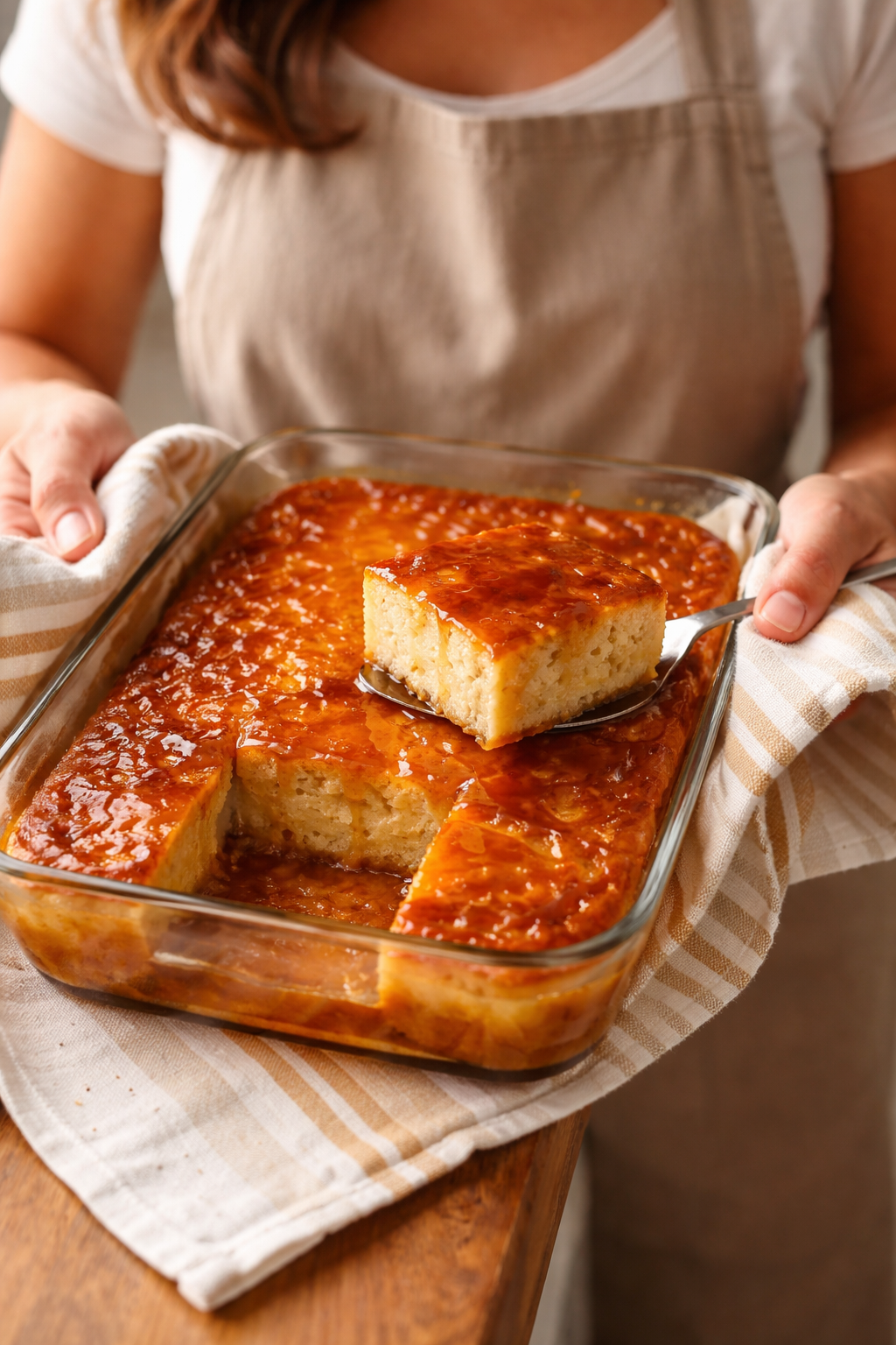 Pudim de Pão de Assadeira