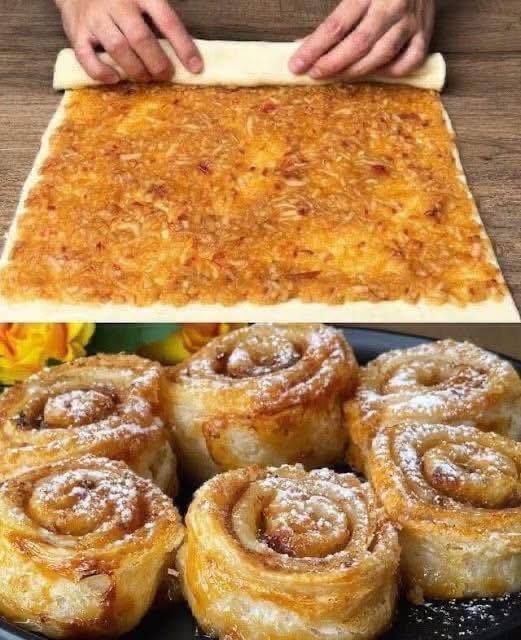 Rolinho de Canela com Maçã