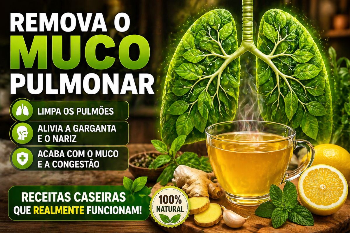 Receita Natural Para Aliviar Muco Nos Pulmões E Desobstruir As Vias Respiratórias