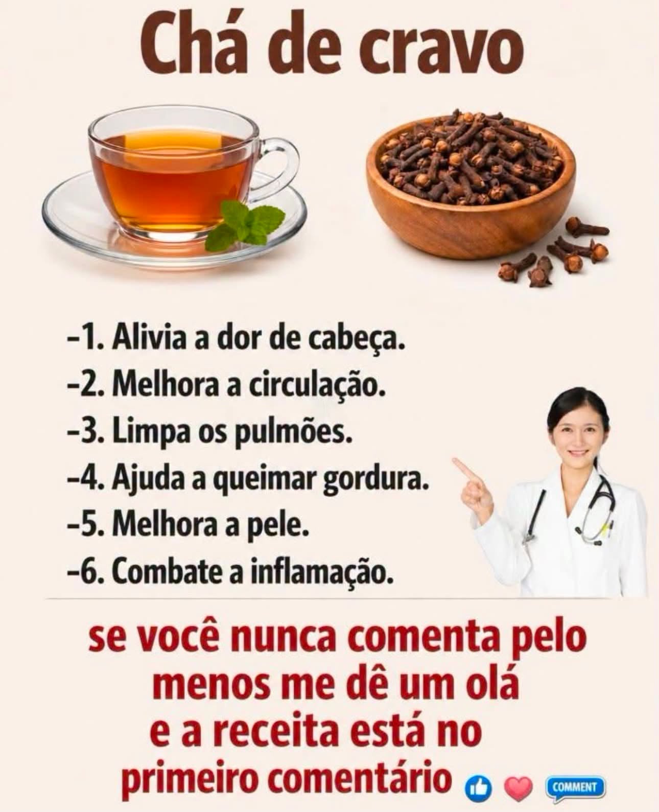Benefícios do Chá de Cravo-da-Índia