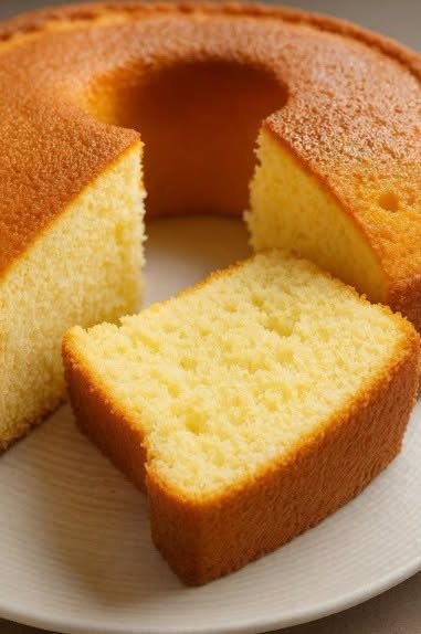 Bolo de fubá caseiro