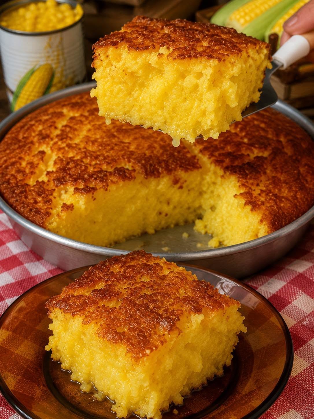 Bolo de milho de latinha