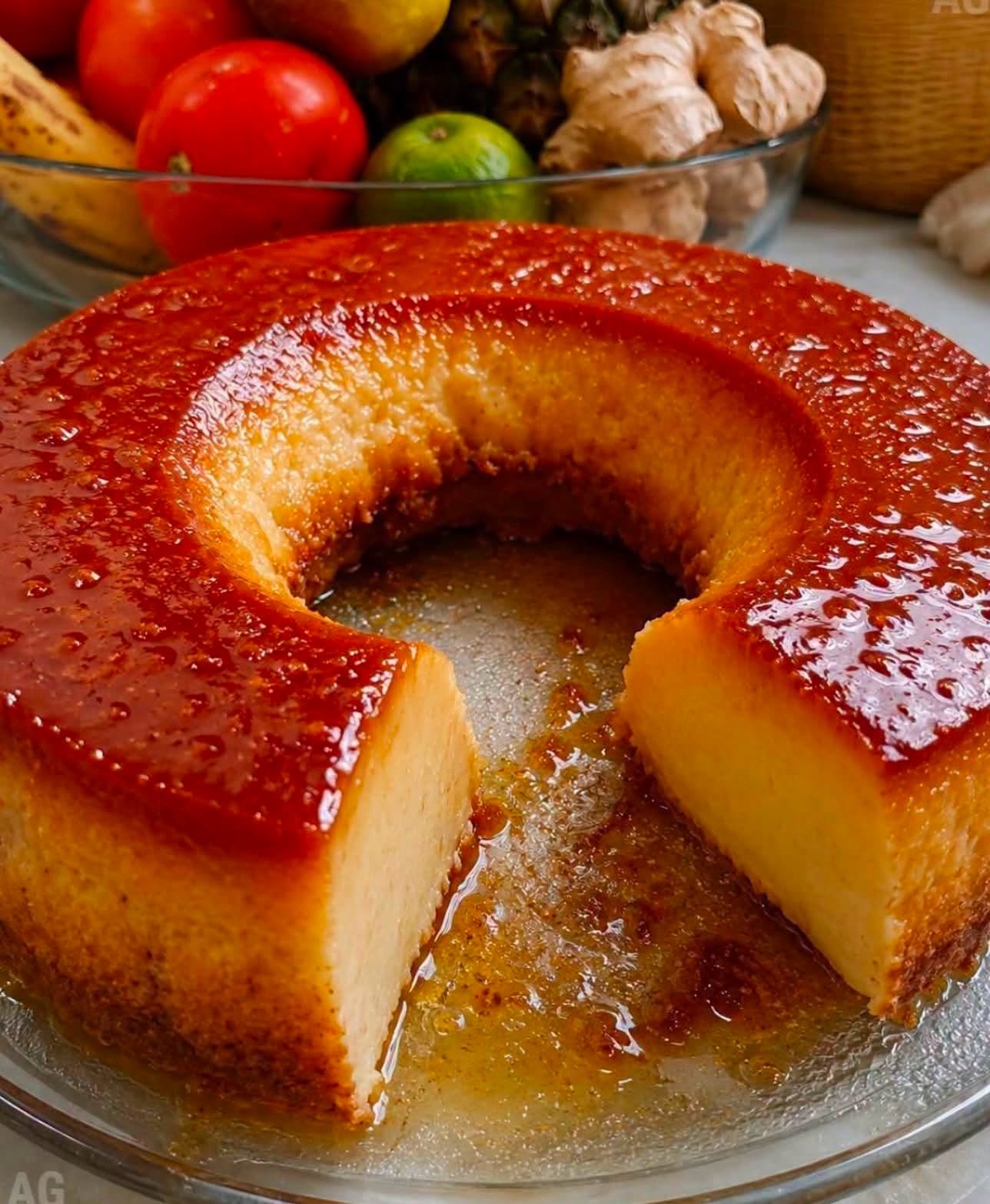 Pudim de Pão Cremoso