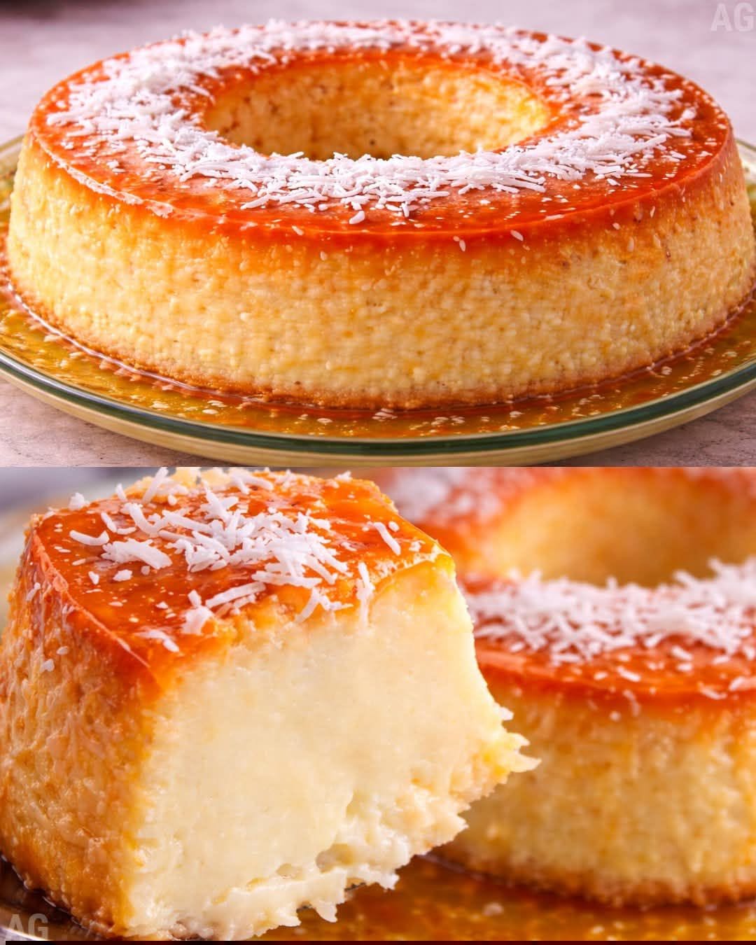 pudim de coco