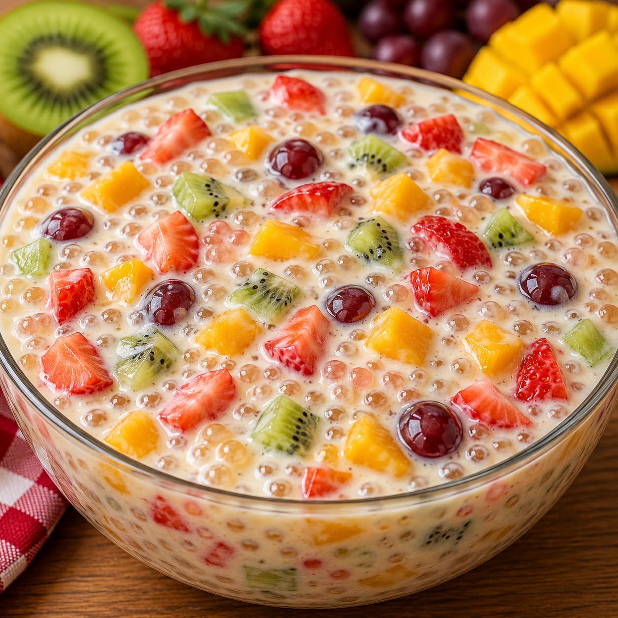 SAGU COM FRUTAS
