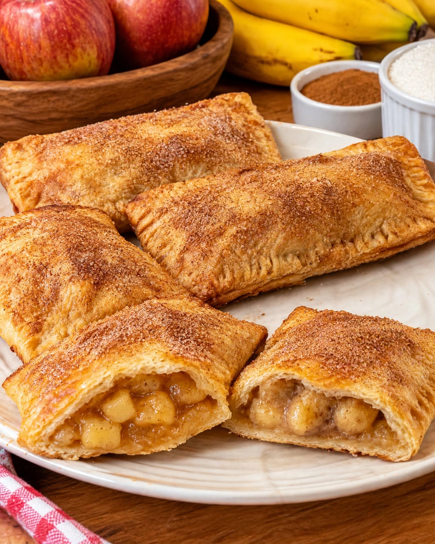 Tortinhas de maçã e banana estilo McDonald’s