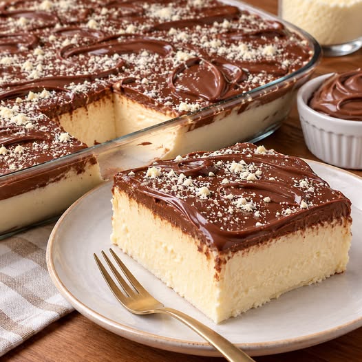 Mousse de leite ninho de corte cremoso