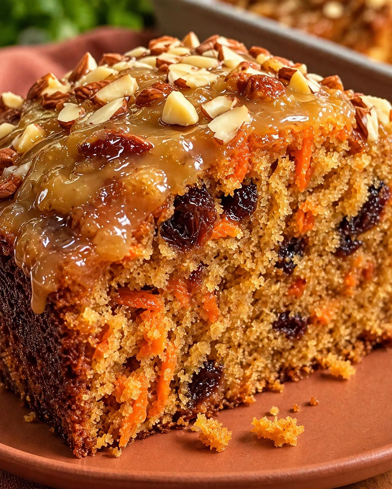 Bolo De Cenoura Com Passas