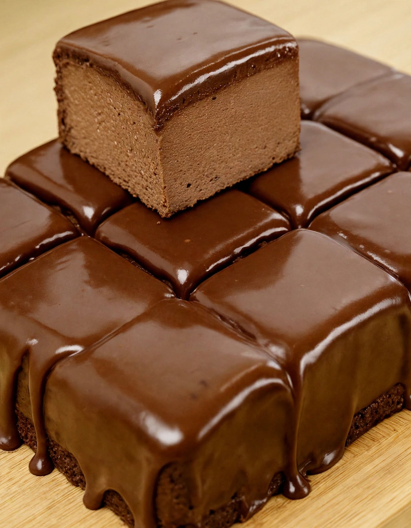 Bolo nuvem de chocolate