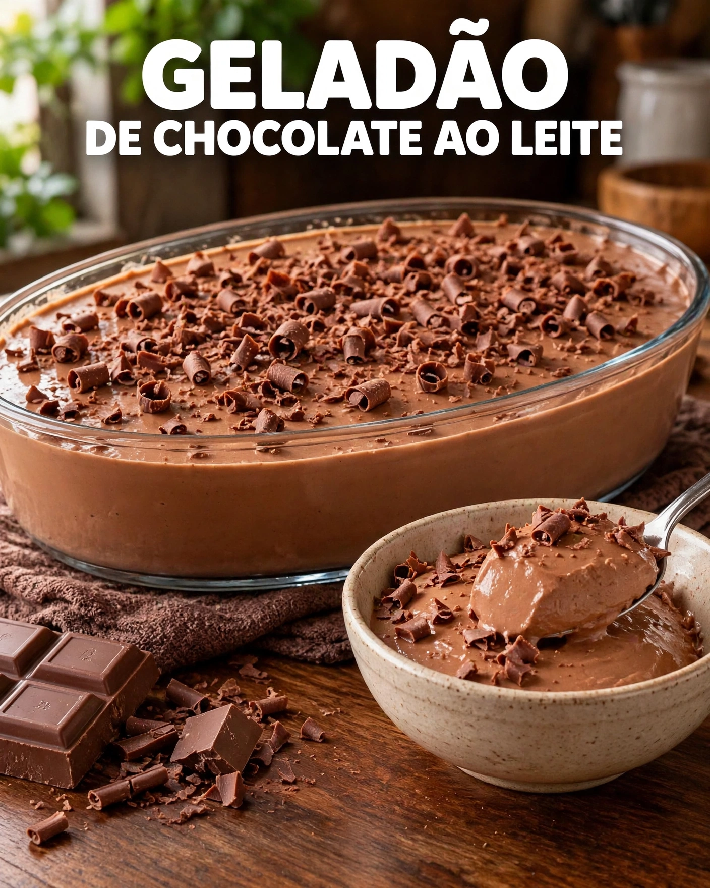 Geladão de Chocolate ao Leite